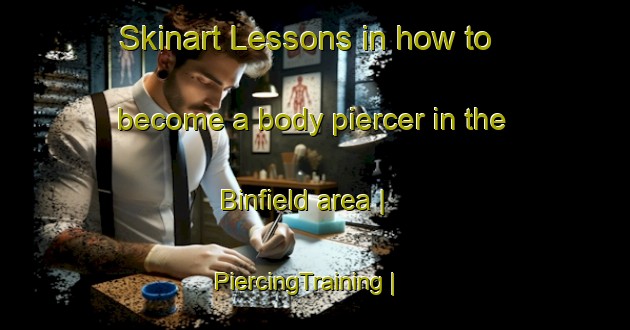 Skinart Lessons in how to become a body piercer in the Binfield area | PiercingTraining | PiercingClasses | SkinartTraining-United States